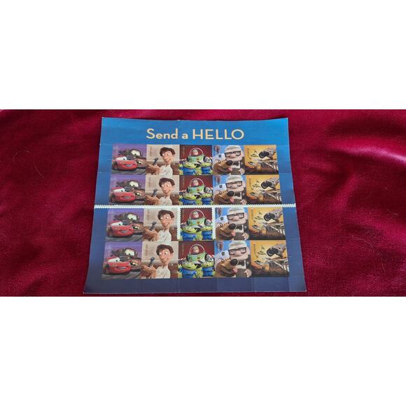 Send a Hello Pixar Films- Sheet of 20 Forever Stamps-467900 - Picture 5 of 6